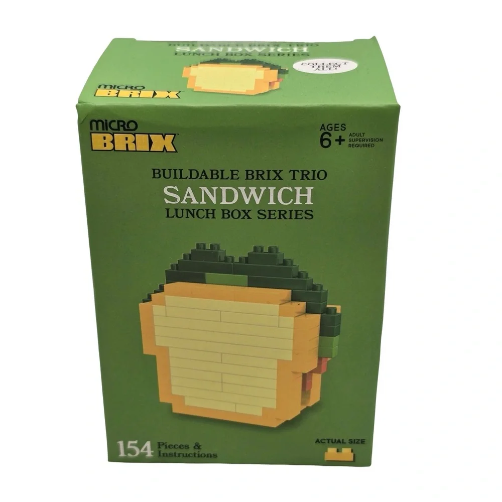 Micro Brix Sandwich Lunch Box Series 154pc Brick Set‎